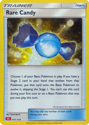 Rare Candy (CLC) 024/034 - Holofoil Trading Card Game Classic