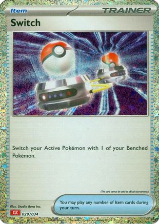 Switch (CLC) 029/034 - Holofoil Trading Card Game Classic