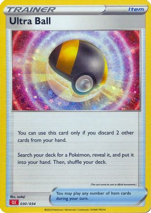 Ultra Ball (CLC) 030/034 - Holofoil Trading Card Game Classic