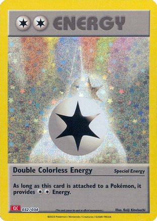Double Colorless Energy (CLC) 032/034 - Holofoil Trading Card Game Classic