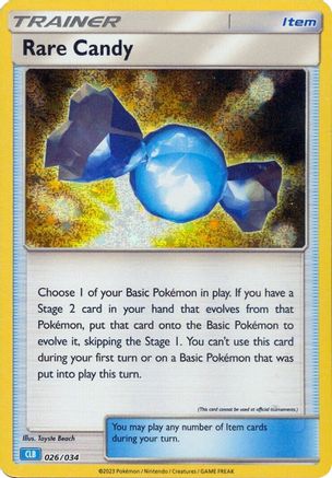 Rare Candy (CLB) 026/034 - Holofoil Trading Card Game Classic