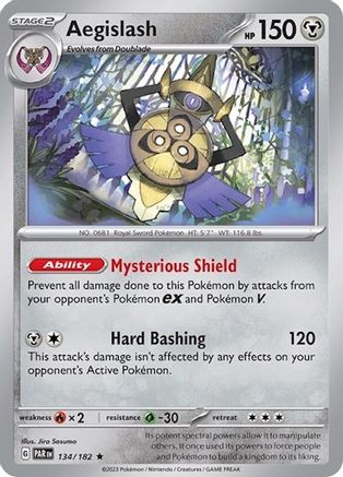 Aegislash (Non-Holo) 134/182 Deck Exclusives