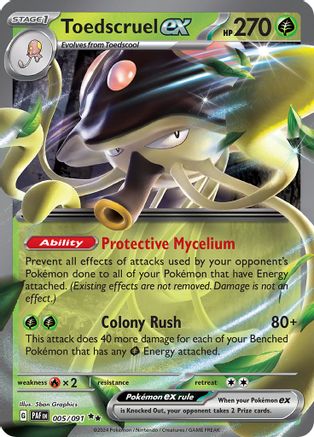 Toedscruel ex 005/091 - Holofoil Paldean Fates