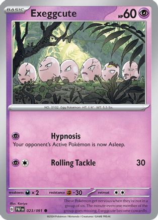 Exeggcute 023/091 Paldean Fates