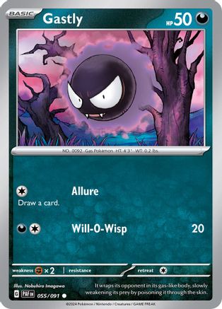 Gastly 055/091 Paldean Fates