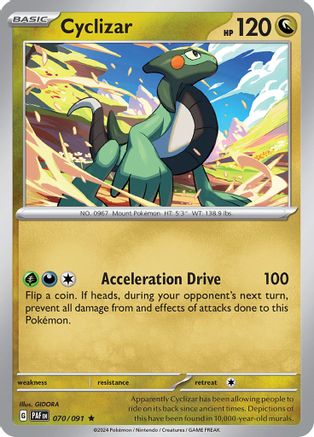 Cyclizar 070/091 - Reverse Holofoil Paldean Fates