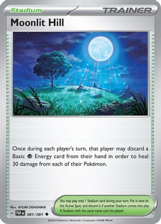 Moonlit Hill 081/091 - Reverse Holofoil Paldean Fates