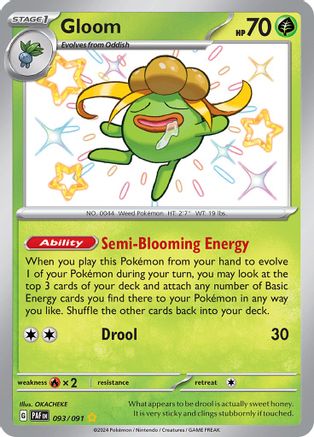 Gloom 093/091 - Holofoil Paldean Fates