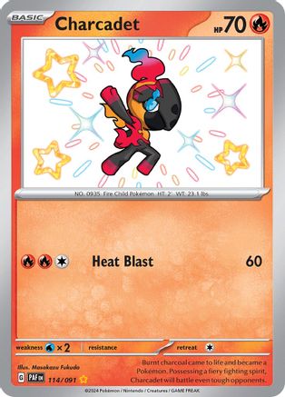 Charcadet 114/091 - Holofoil Paldean Fates