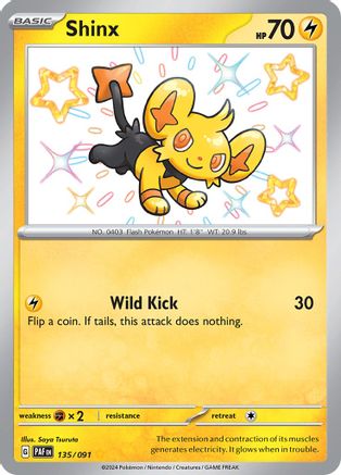 Shinx 135/091 - Holofoil Paldean Fates