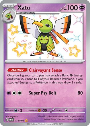 Xatu 152/091 - Holofoil Paldean Fates