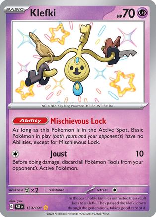 Klefki 159/091 - Holofoil Paldean Fates