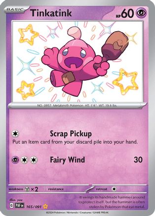Tinkatink 165/091 - Holofoil Paldean Fates