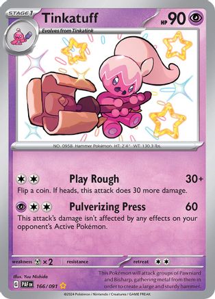 Tinkatuff 166/091 - Holofoil Paldean Fates
