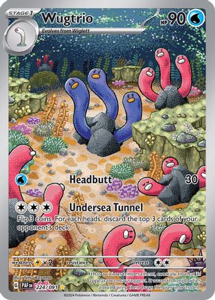 Wugtrio 224/091 - Holofoil Paldean Fates