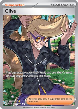 Clive 227/091 - Holofoil Paldean Fates