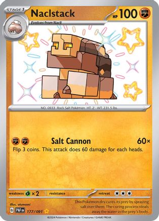 Naclstack 177/091 - Holofoil Paldean Fates