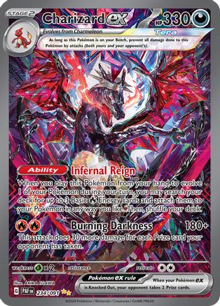 Charizard ex 234/091 - Holofoil Paldean Fates