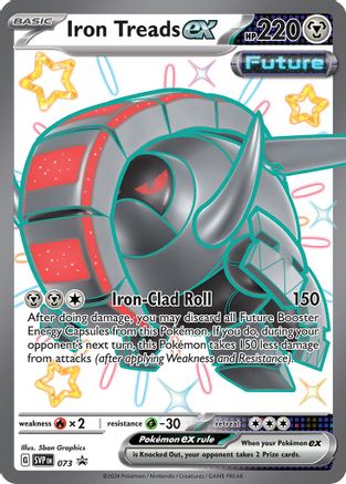 Iron Treads ex 073 - Holofoil SV Scarlet & Violet Promo Cards