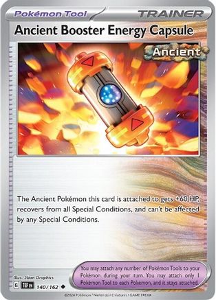 Ancient Booster Energy Capsule 140/162 - Reverse Holofoil Temporal Forces