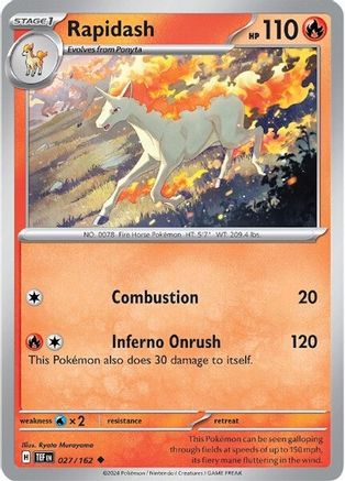 Rapidash 027/162 Temporal Forces