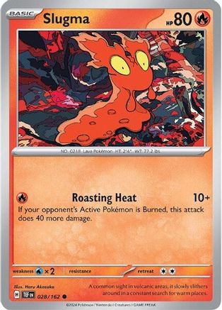 Slugma 028/162 - Reverse Holofoil Temporal Forces