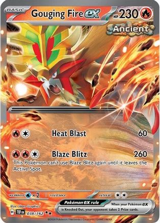Gouging Fire ex 038/162 - Holofoil Temporal Forces