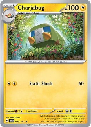 Charjabug 055/162 - Reverse Holofoil Temporal Forces
