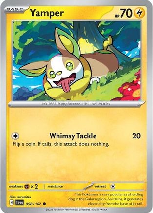 Yamper 058/162 SV05 Temporal Forces