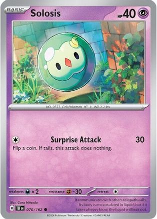Solosis 070/162 - Reverse Holofoil Temporal Forces