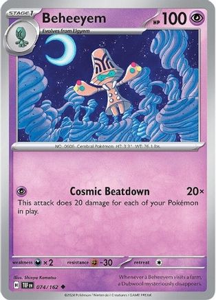 Beheeyem 074/162 - Reverse Holofoil Temporal Forces