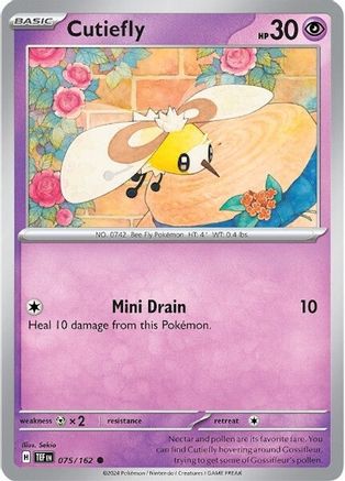 Cutiefly 075/162 - Reverse Holofoil SV05 Temporal Forces