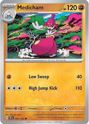 Medicham 083/162 - Reverse Holofoil Temporal Forces
