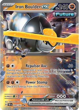 Iron Boulder ex 099/162 - Holofoil SV05 Temporal Forces
