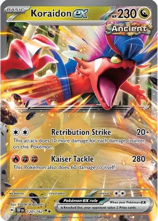 Koraidon ex 120/162 - Holofoil Temporal Forces