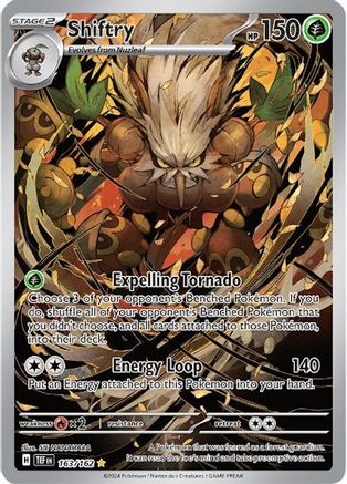 Shiftry 163/162 - Holofoil Temporal Forces