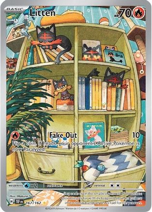 Litten 167/162 - Holofoil SV05 Temporal Forces