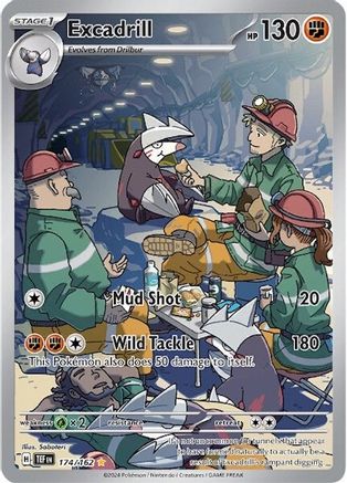 Excadrill 174/162 - Holofoil Temporal Forces