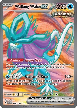 Walking Wake ex 189/162 - Holofoil SV05 Temporal Forces