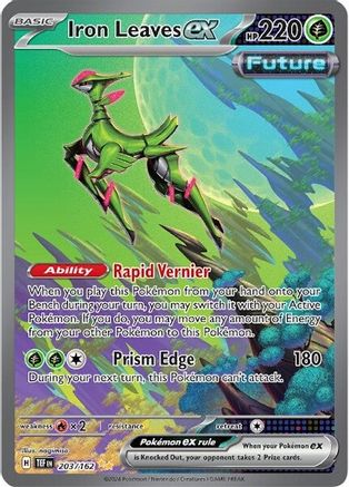Iron Leaves ex 203/162 - Holofoil Temporal Forces