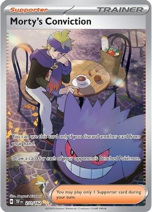 Morty's Conviction 211/162 - Holofoil Temporal Forces