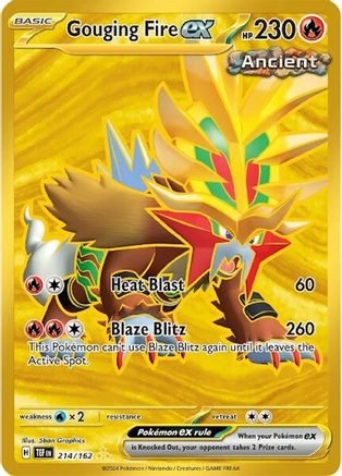 Gouging Fire ex 214/162 - Holofoil Temporal Forces