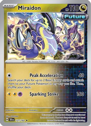 Miraidon 121/162 Deck Exclusives