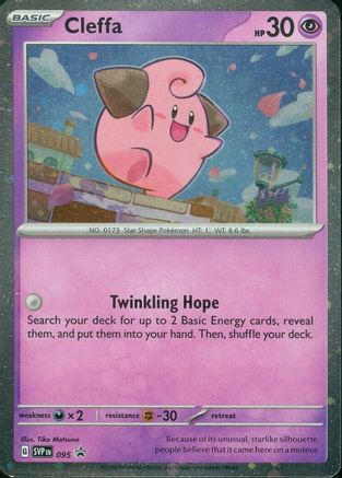 Cleffa 095 - Holofoil SV Scarlet & Violet Promo Cards