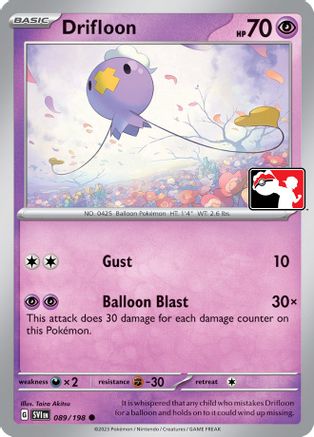 Drifloon 089/198 - Holofoil Prize Pack Series Cards