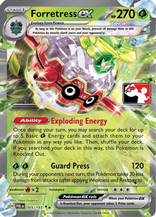Forretress ex 005/193 - Holofoil Prize Pack Series Cards