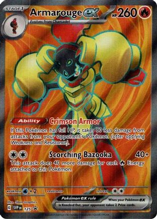 Armarouge ex 125 - Holofoil SV Scarlet & Violet Promo Cards