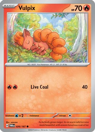 Vulpix 026/167 SV06 Twilight Masquerade