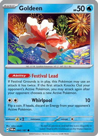 Goldeen 044/167 - Reverse Holofoil Twilight Masquerade