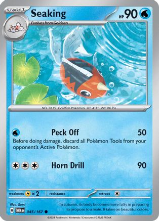 Seaking 045/167 - Reverse Holofoil Twilight Masquerade